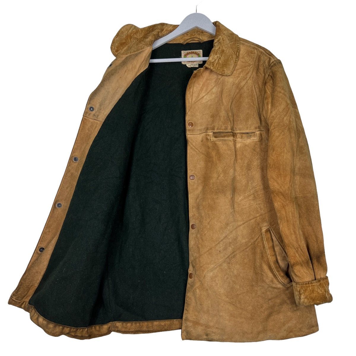 Banana Republic 🔥 VINTAGE BANANA REPUBLIC LEATHER JACKET Size US XL / EU 56 / 4 - 10 Thumbnail