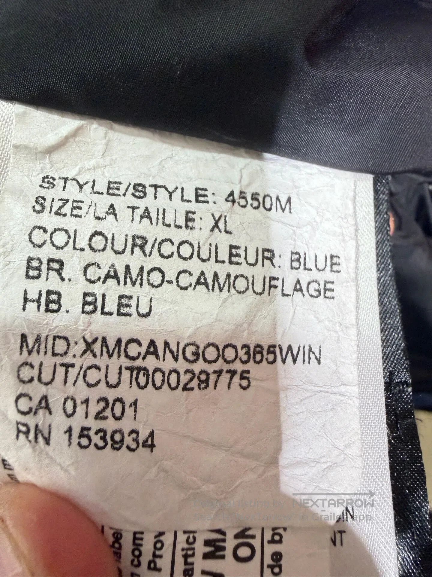Canada Goose Canada Goose Maitland Blue Camo Down Jacket. Size US XL / EU 56 / 4 - 7 Thumbnail