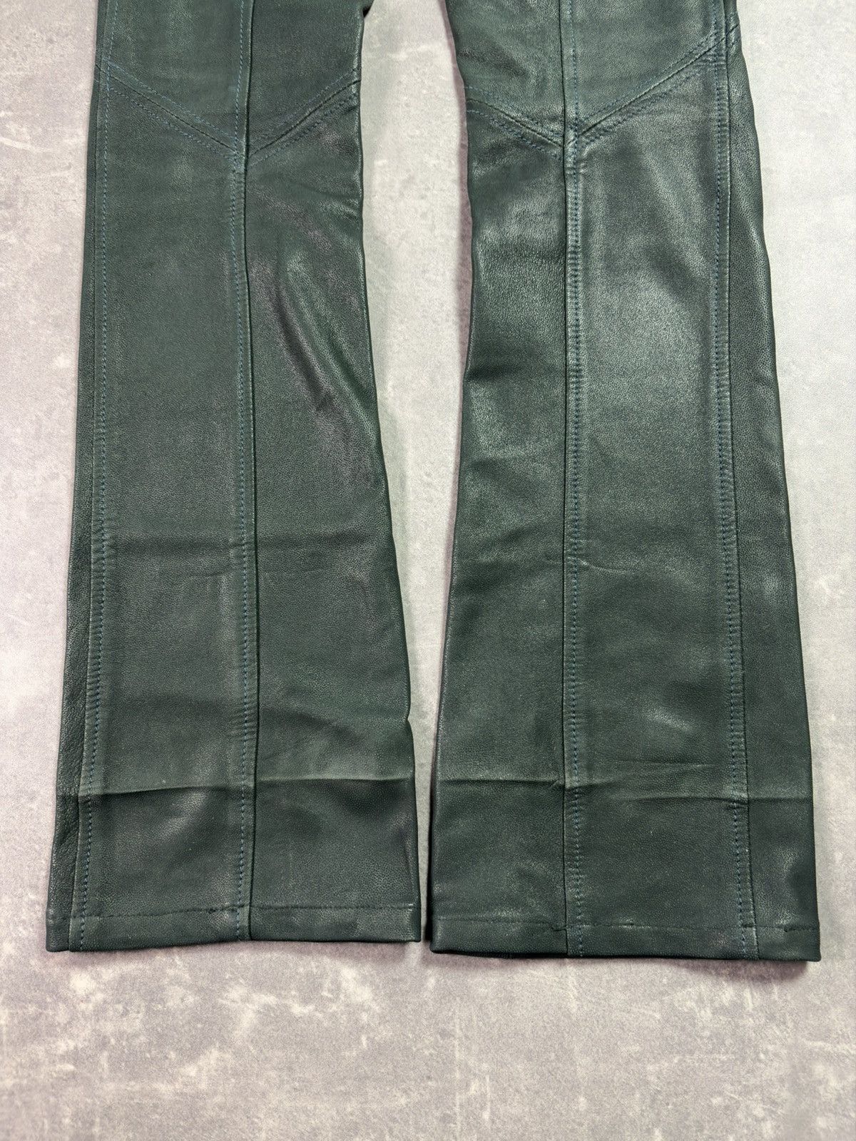 Just Cavalli 00s Leather Just Cavalli Cargo Flared Pants 27 28 Archive Size US 27 - 16 Thumbnail