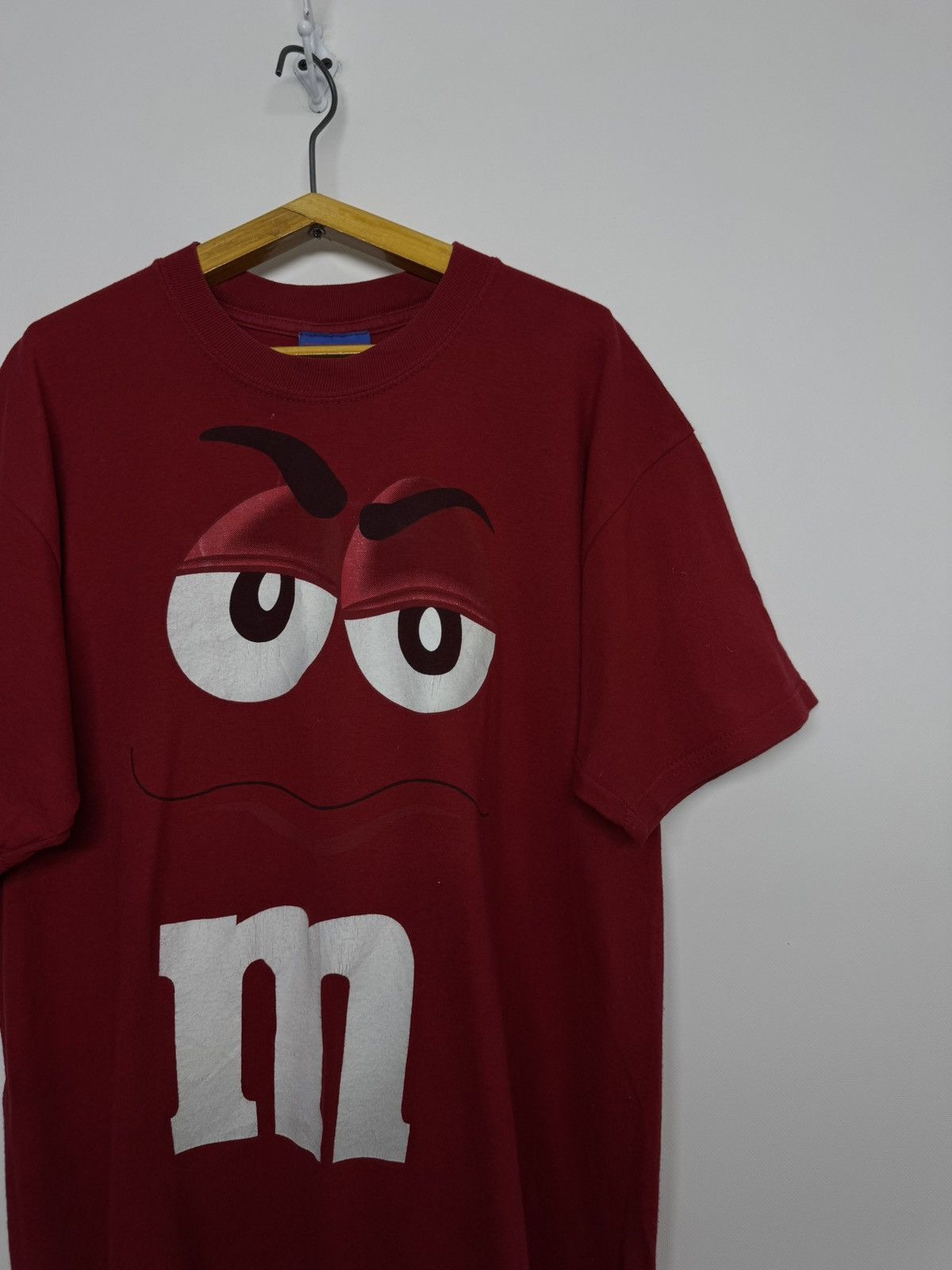 Vintage VINTAGE M&MS FULL PRINT T-SHIRT TEE RED CANDY Size US L / EU 52-54 / 3 - 6 Thumbnail