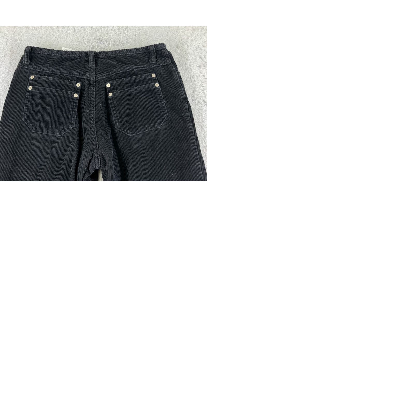 Vintage VINTAGE Eunina Pants Womens 5 Black Corduroy 100% Cotton Flare Bootcut 26x27"} Size 27" / US 4 / IT 40 - 10 Thumbnail