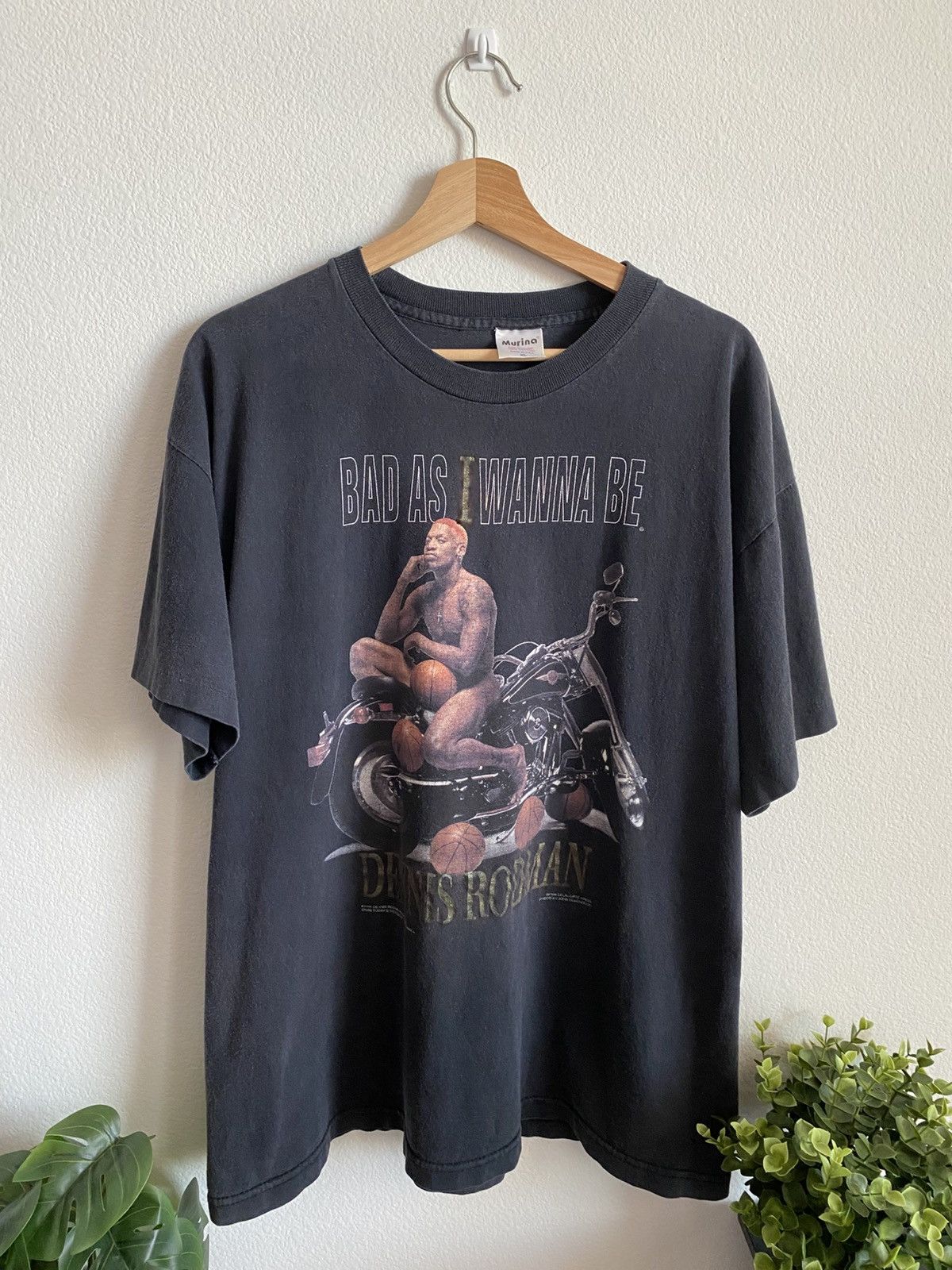 1996年コピーライト入 USA製 デニスロッドマン BAD AS TEE