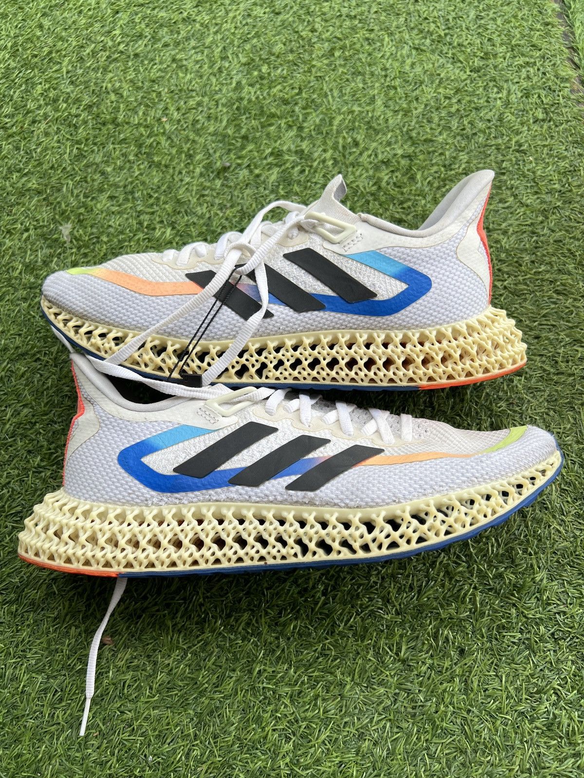 Adidas adidas 4DFWD 2 White Power Blue Men's - HQ1039 Size US 10.5 / EU 43-44 - 1 Thumbnail