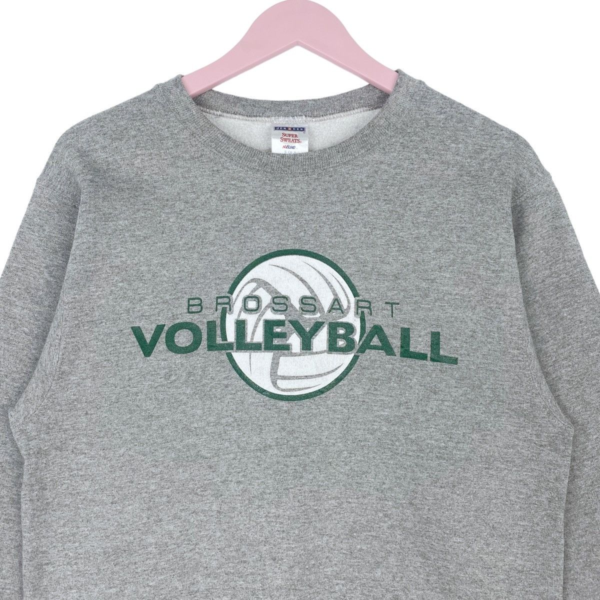 Jerzees Brossart Volleyball Sweatshirt Crewneck Pullover Jumper Size US S / EU 44-46 / 1 - 2 Thumbnail