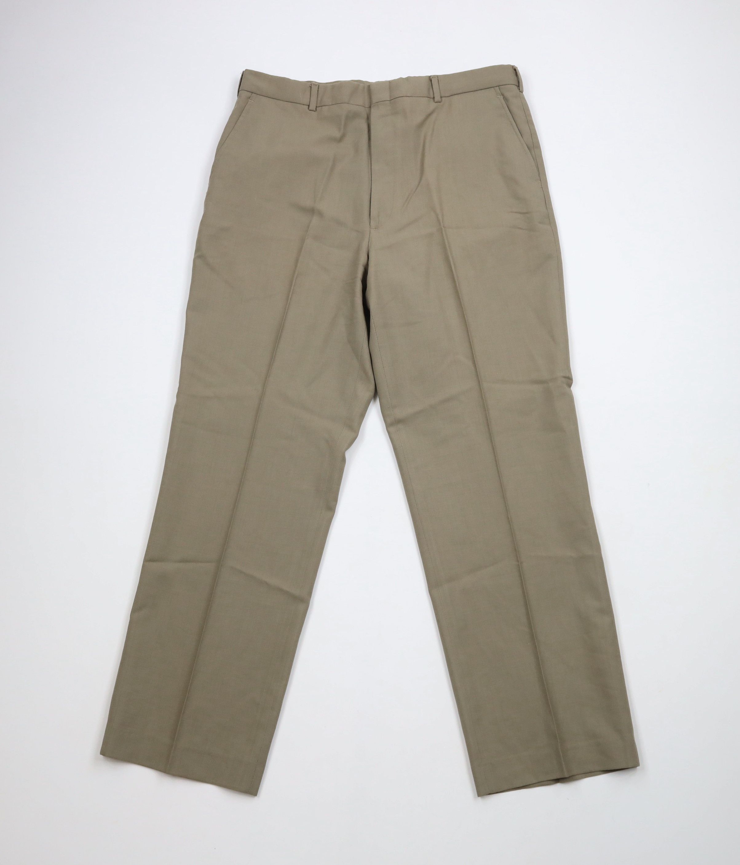 Lands' End × Vintage Vintage 90s Lands End Wide Leg Chino Pants Trousers USA Size US 34 / EU 50 - 1 Thumbnail