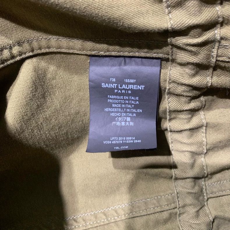 Saint Laurent Paris saint Laurent parisShark Army Green Jacket 2503-Nextarrow Size XS / US 0-2 / IT 36-38 - 6 Thumbnail