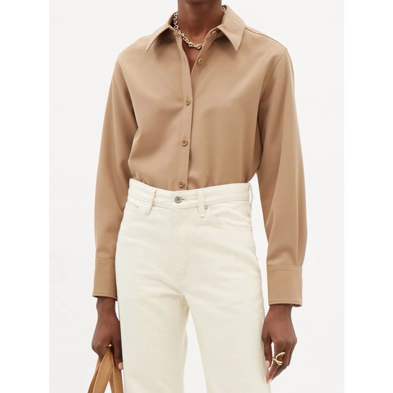 A.P.C. SUZANNE koller X APC Kent Twill Shirt Button Down 34 US 2 Size XS / US 0-2 / IT 36-38 - 1 Thumbnail