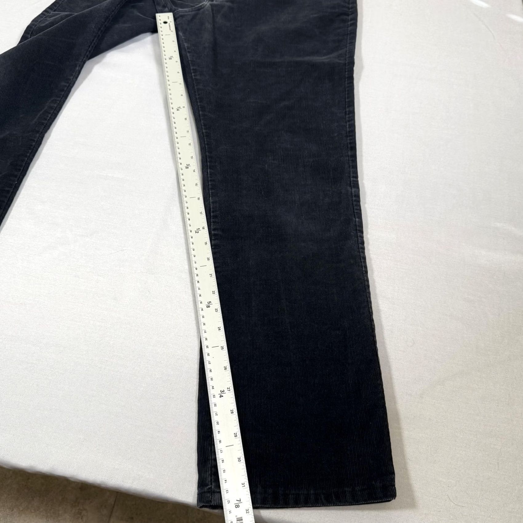 Lee VINTAGE Lee Pants Men 38x32 Black Corduroy Straight Fit 5 Pocket Western USA 80s Size US 38 / EU 54 - 4 Thumbnail