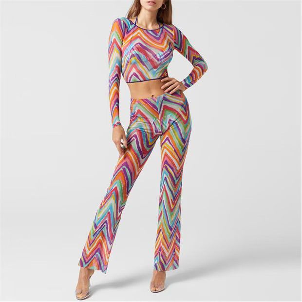 Missoni o1g2r1mq1124 Tulle Trouser in Multicolor Size 30" / US 8 / IT 44 - 4 Thumbnail