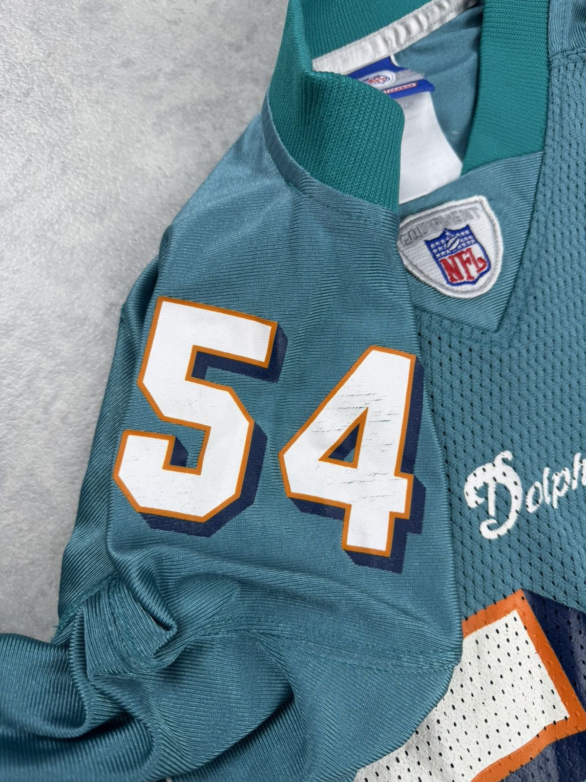NFL Vintage Reebok Miami Dolphins #54 Thomas Zach NFL Jersey Size US M / EU 48-50 / 2 - 9 Thumbnail