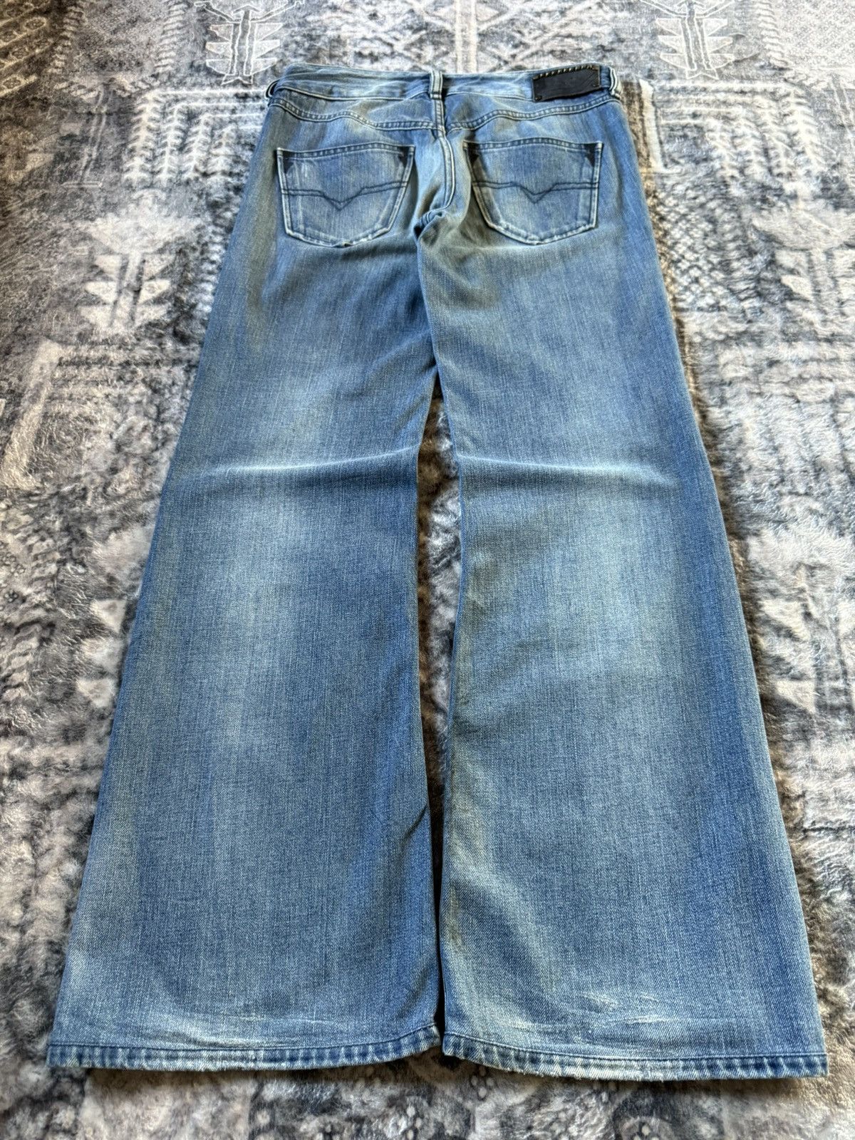 Diesel Y2K Diesel Studded Flare Jeans Size US 28 / EU 44 - 2 Thumbnail