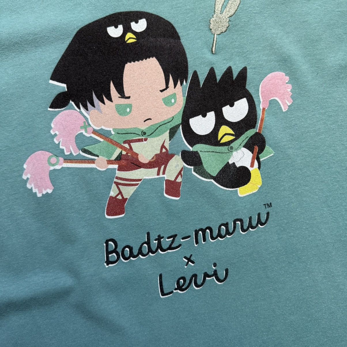 Anime Attack On Titan Badtz-Maru x Levi Rare Tee Size US L / EU 52-54 / 3 - 4 Thumbnail