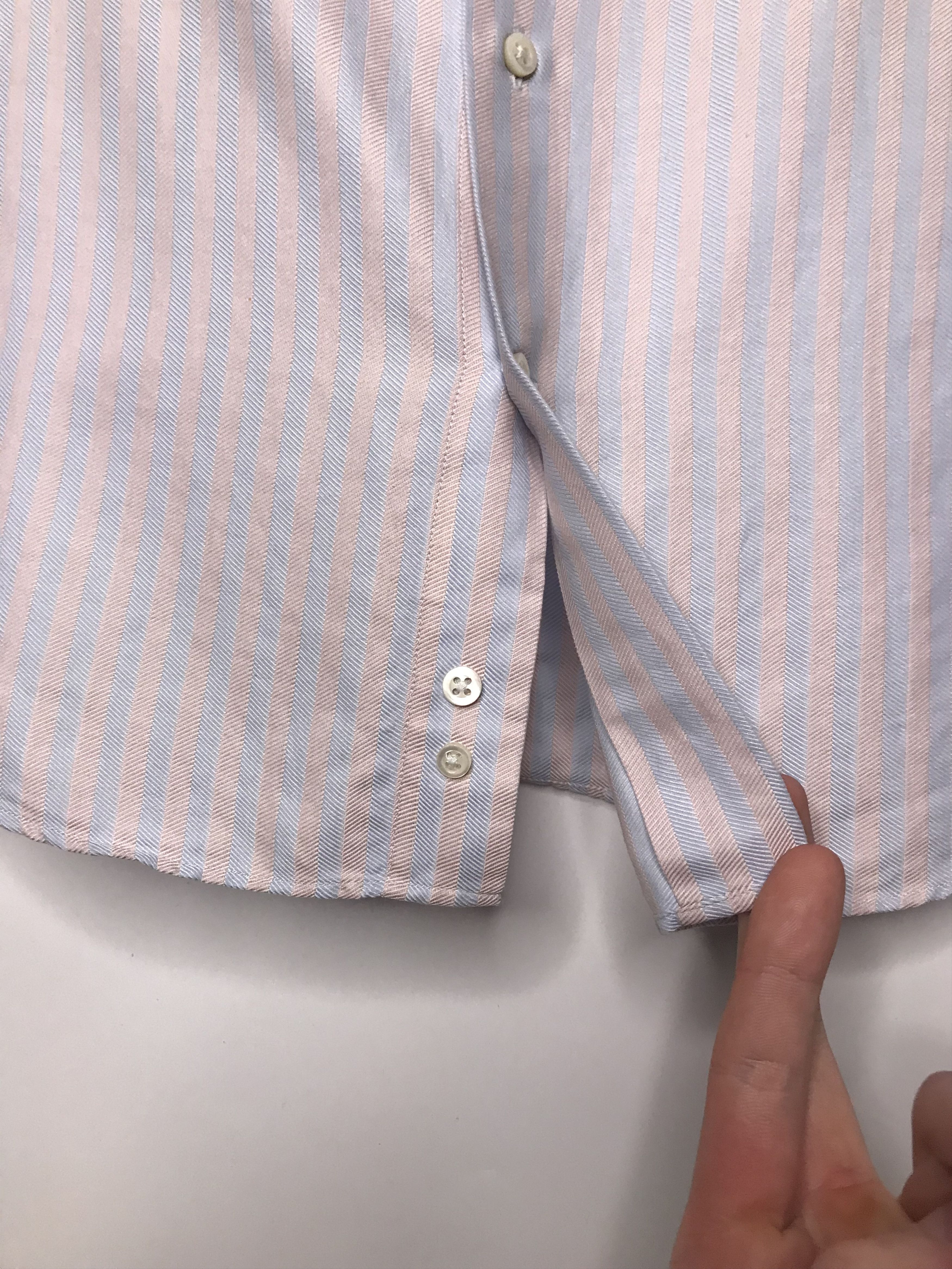 Armani Collezioni Armani Collezioni Striped Shirt Men's Sz 41 Size US M / EU 48-50 / 2 - 5 Thumbnail