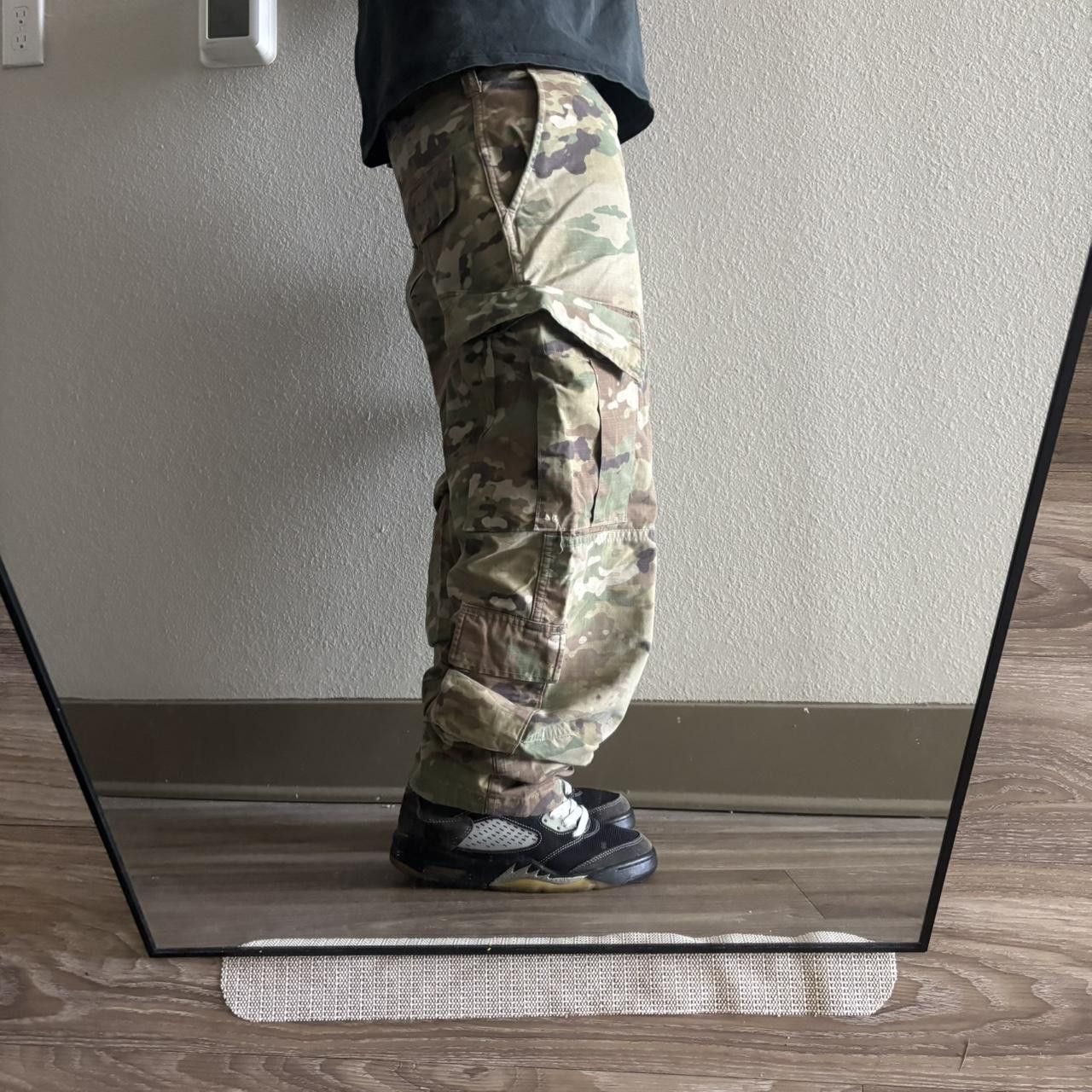 Japanese Brand Vintage Y2K/2000s Military Camo Streetwear Skater Cargo Pants! 34x32 Size US 34 / EU 50 - 2 Thumbnail
