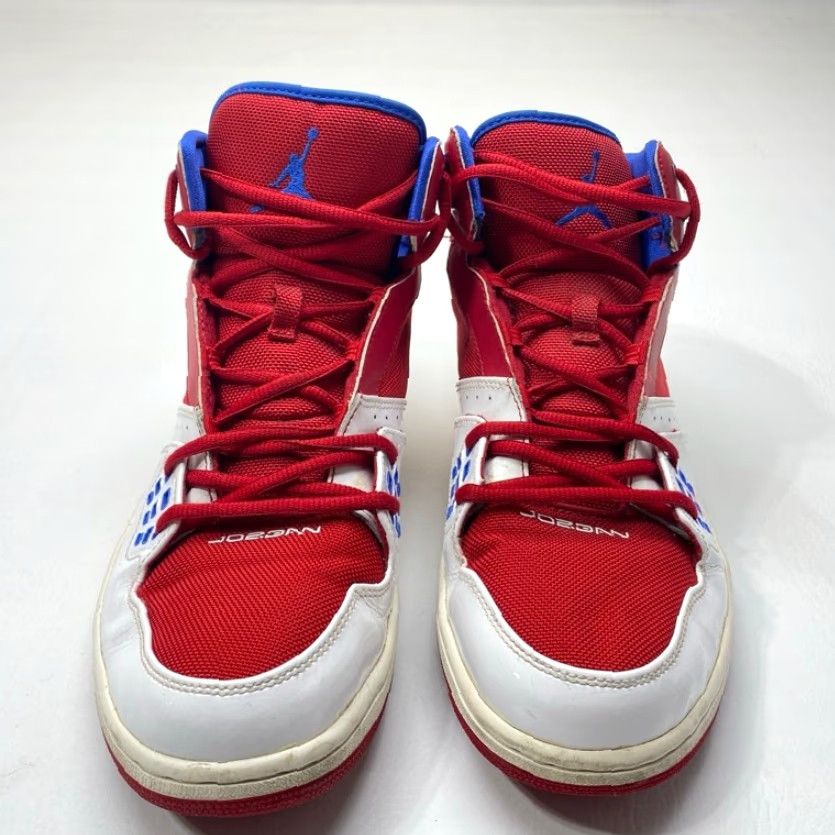 Jordan Brand Nike Air Jordan 1 Flight 23 372704-607 High Top Shoes Mens Size 12 Red White Size US L / EU 52-54 / 3 - 3 Thumbnail