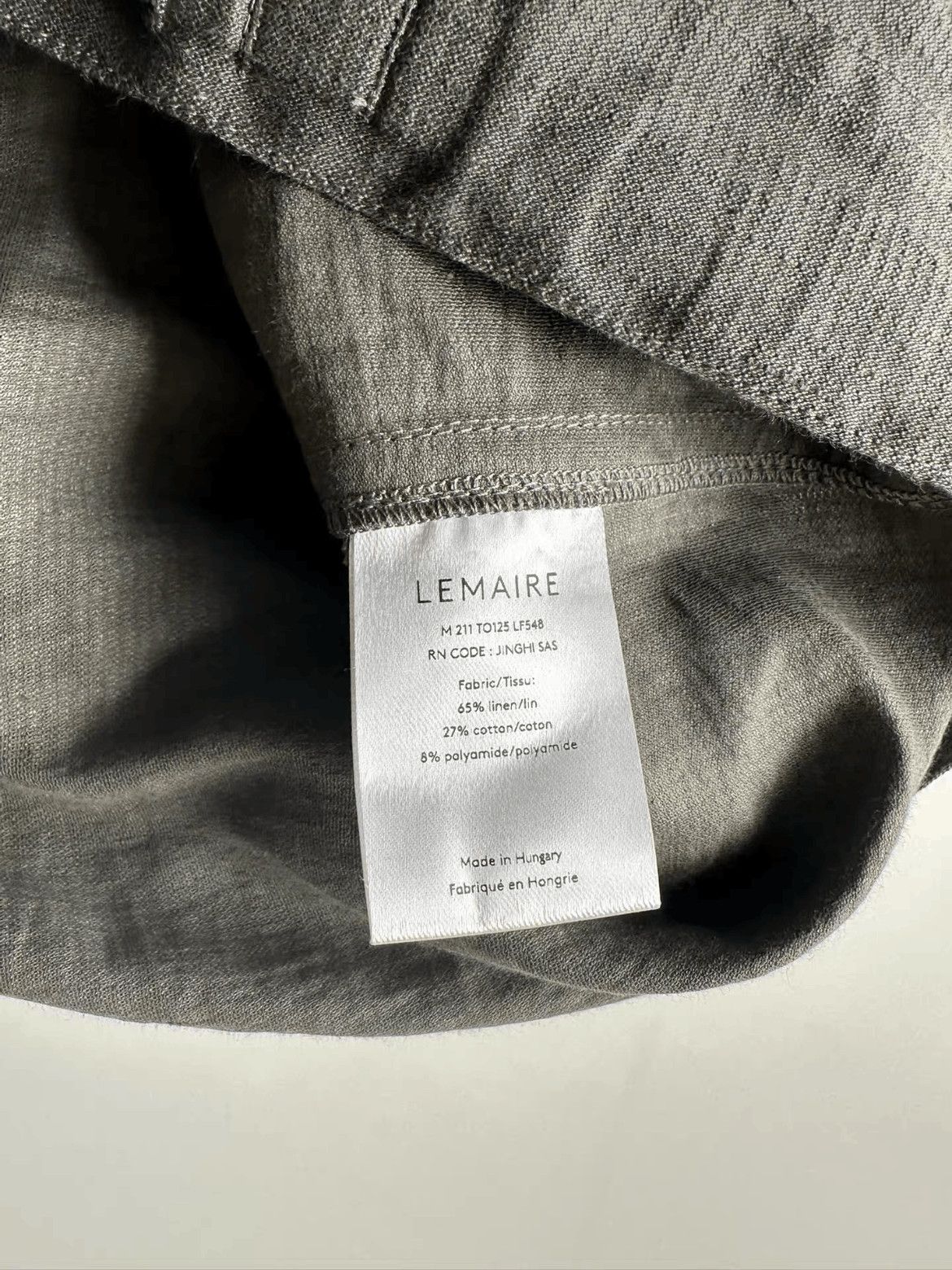 Lemaire Sz 46 Lemaire 21SS Half Button up Jacket Size US S / EU 44-46 / 1 - 5 Thumbnail