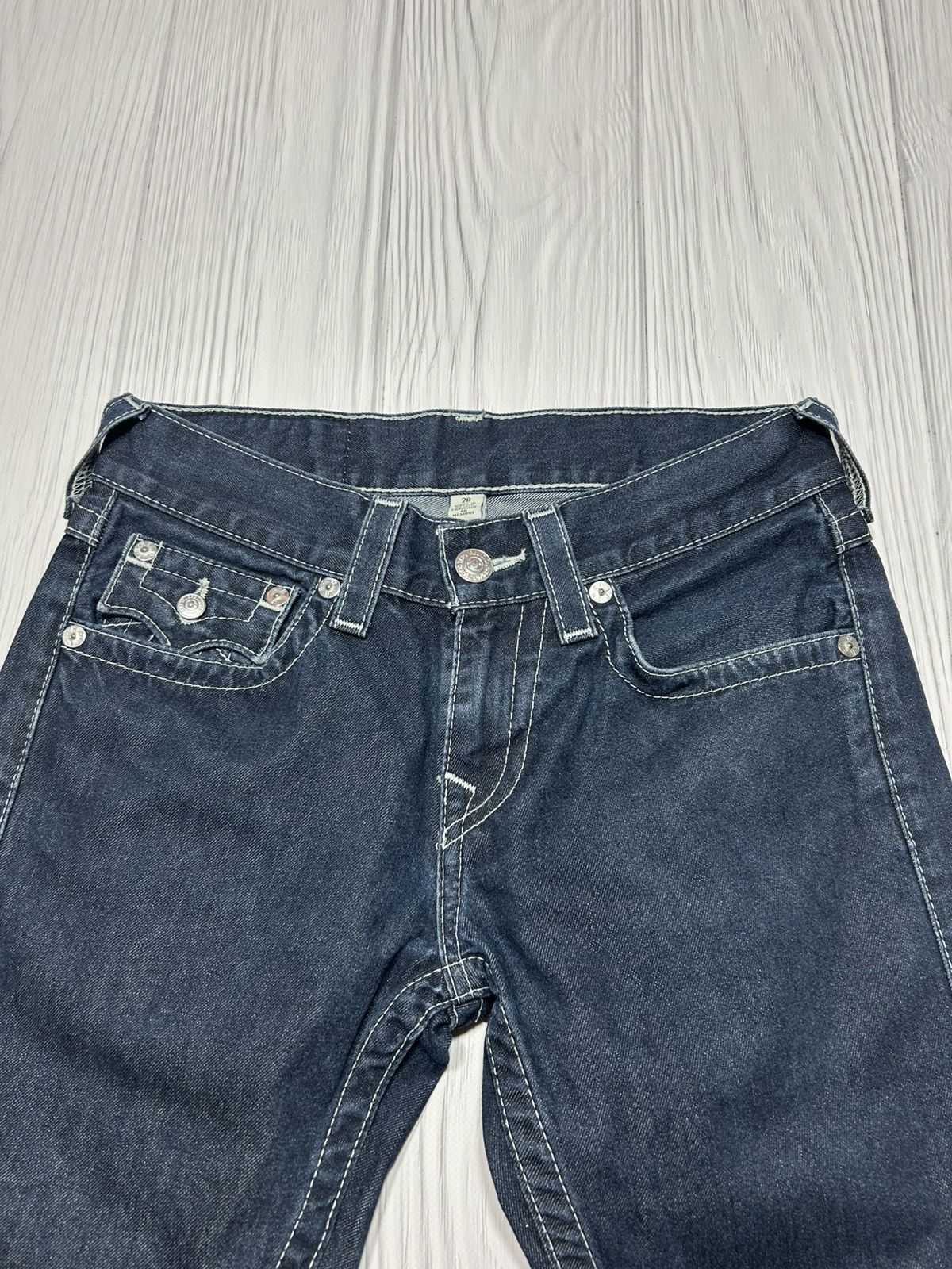 True Religion True Religion Skinny Short Inseam Natural Denim Pants Size28 Size 28" / US 6 / IT 42 - 11 Thumbnail