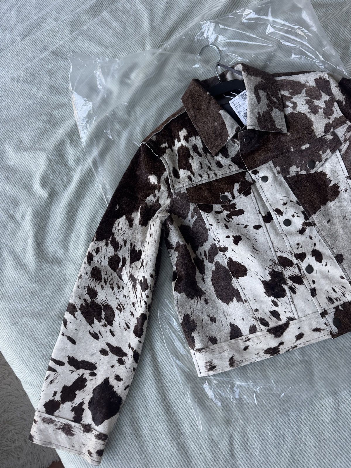 Mango Cow 100% leather jacket Size M / US 6-8 / IT 42-44 - 4 Thumbnail