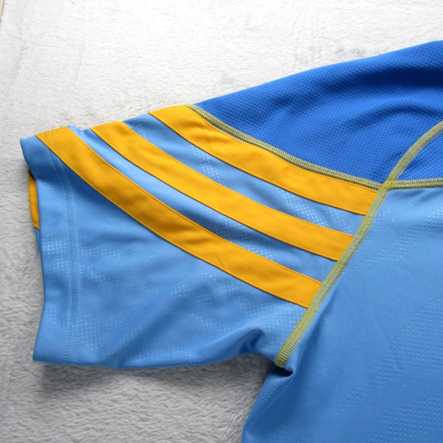 Adidas Mens Denver Nuggets Adidas Blue Shirt Small Crew Neck Short Sleeve Pullover NBA Jersey Size US S / EU 44-46 / 1 - 7 Thumbnail