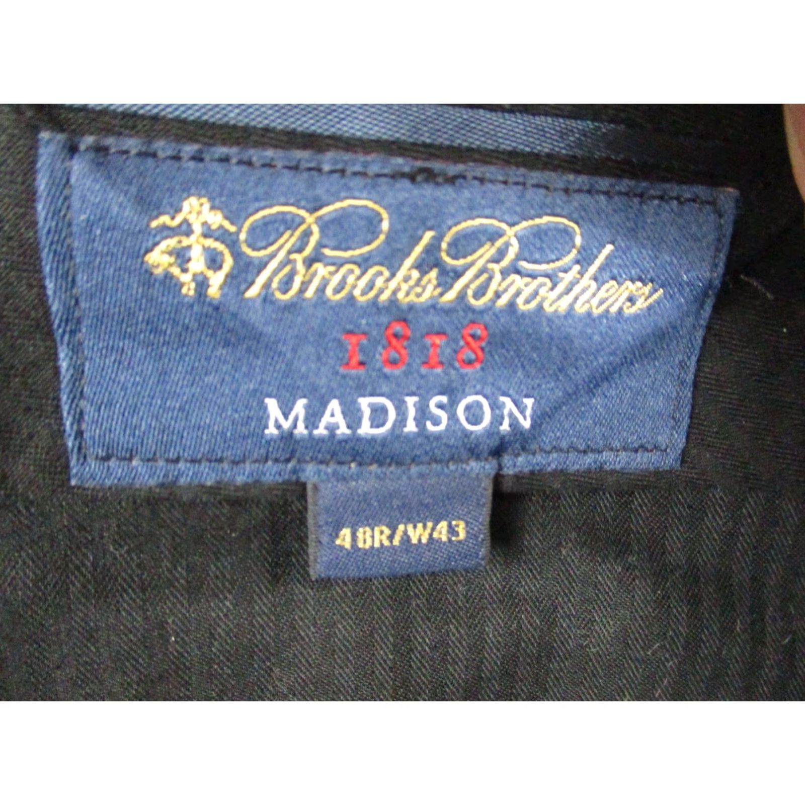 Brooks Brothers Brooks Brothers Men's Madison 1818 Dress Pants 34 Pleated Gray Cuffed Dress Pants Pants Brown? Size US 34 / EU 50 - 4 Thumbnail