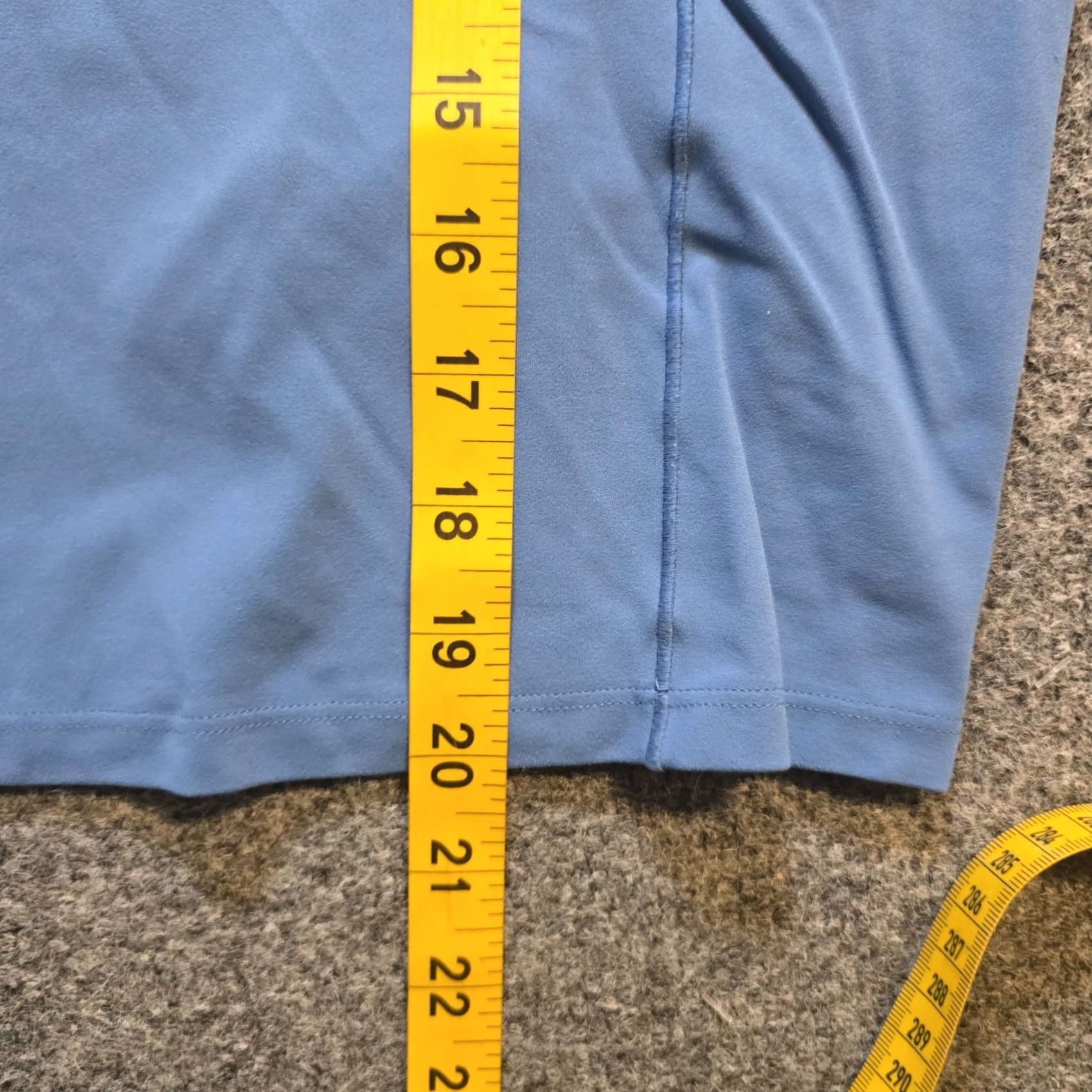Vintage YPB Top Women Size M Blue Long Sleeve Cropped Stretch Performance Athletic T-Shirt Undergarment Casual Shirt Cropped Athletic Fit Womens Size M / US 6-8 / IT 42-44 - 7 Thumbnail