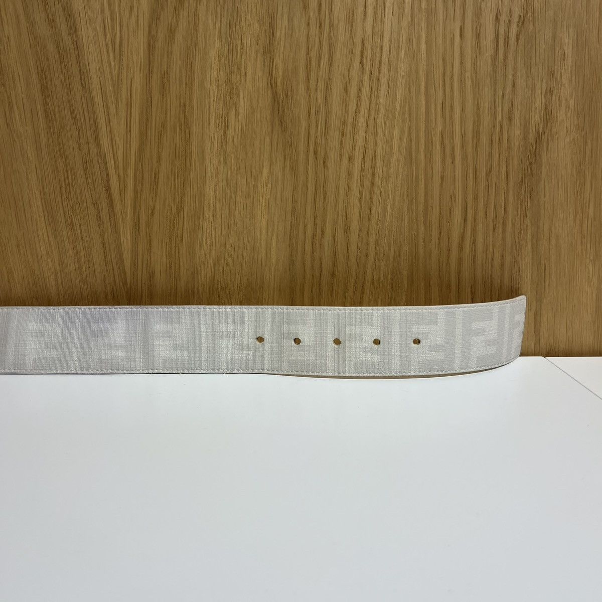 Fendi 🔹Fendi Logo Buckle Leather Belt Size 36 - 5 Thumbnail