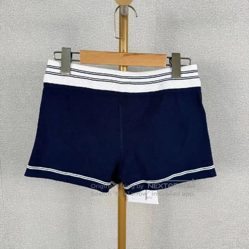 Chanel Chanel Summer Navy Blue Women's Shorts . Size 23" - 2 Thumbnail