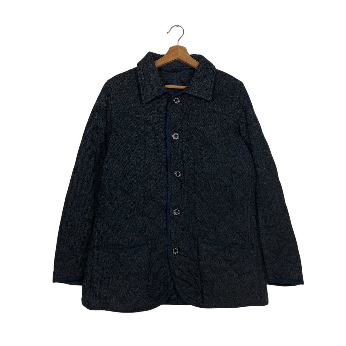 Beams Plus 📌Button Quilted Chore Jacket Beams Heart Size US L / EU 52-54 / 3 - 2 Thumbnail