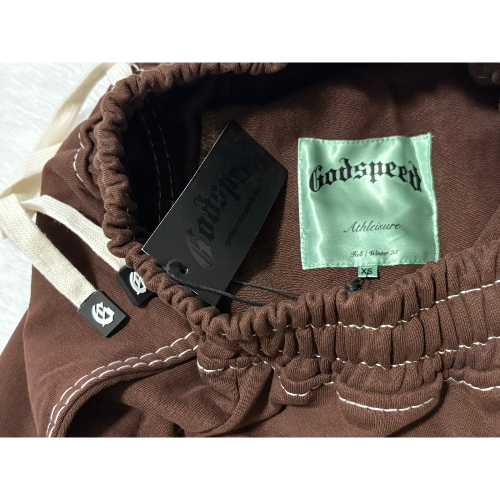 Godspeed GODSPEED OG LOGO SWEATPANTS STITCHED MOCHA Size XS Size US 27 - 5 Thumbnail