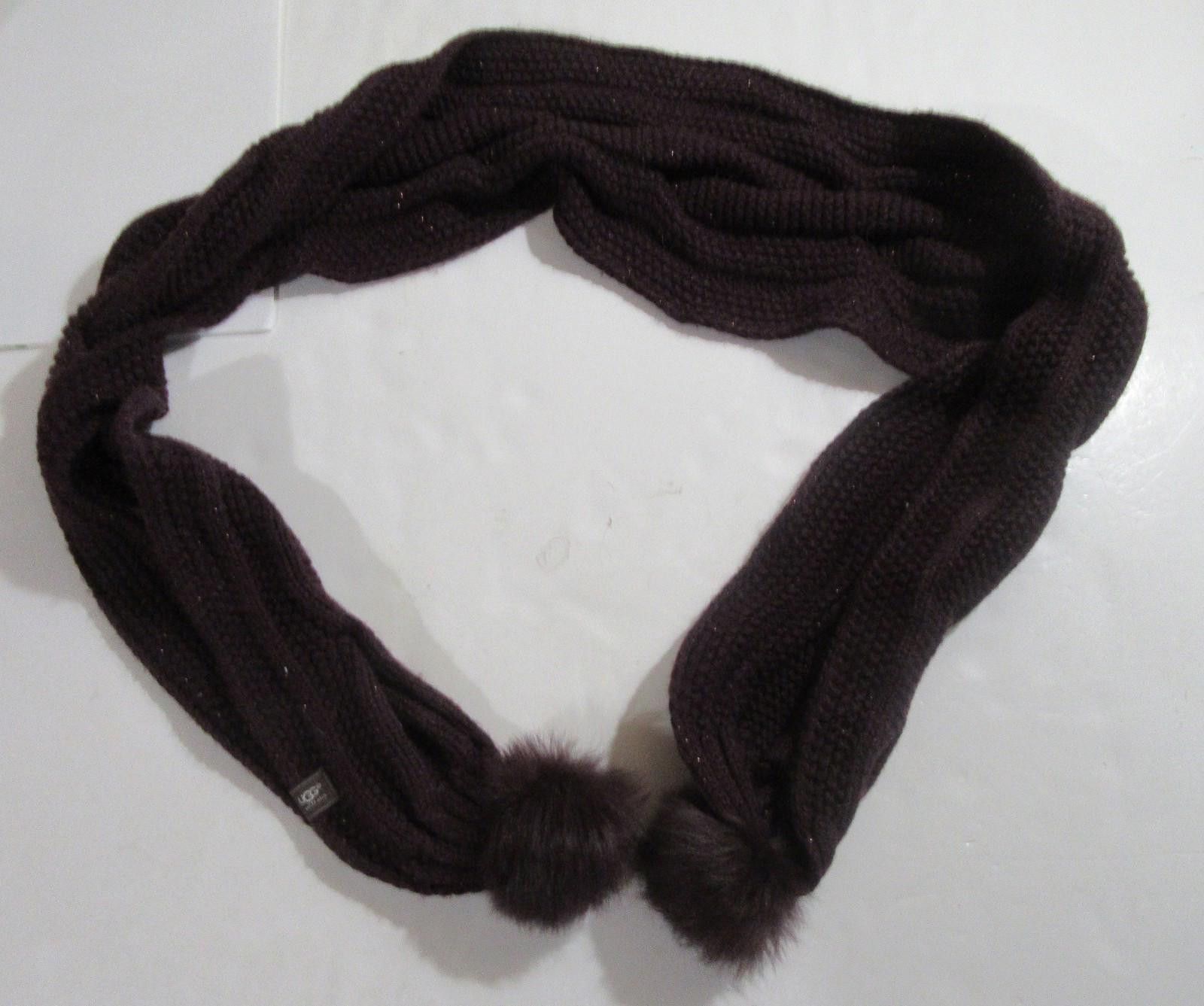 Other UGG Australia Womens Wool Blend Cable Knit Pom Scarf NWT Size ONE SIZE - 2 Thumbnail