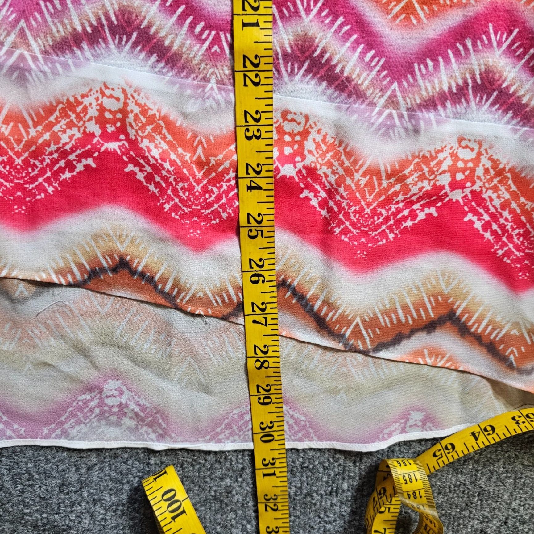 Vintage Chico's Blouse Shirt Womens 2XL Pink Orange Striped Short Sleeve Round Neck Knit Basic Casual Size XXL / US 16-18 / IT 52-54 - 7 Thumbnail