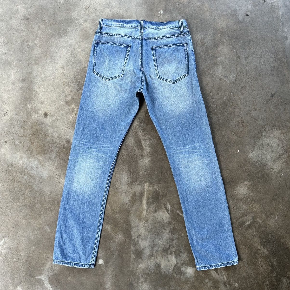 Japanese Brand Vintage Rageblue Faded Jean Distressed Denim Pant W31 Size US 31 - 9 Thumbnail