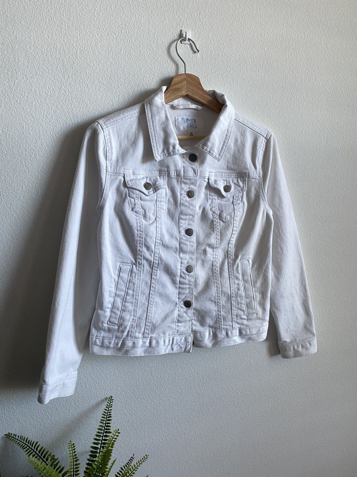 Other White Denim Jacket Size XS / US 0-2 / IT 36-38 - 2 Thumbnail