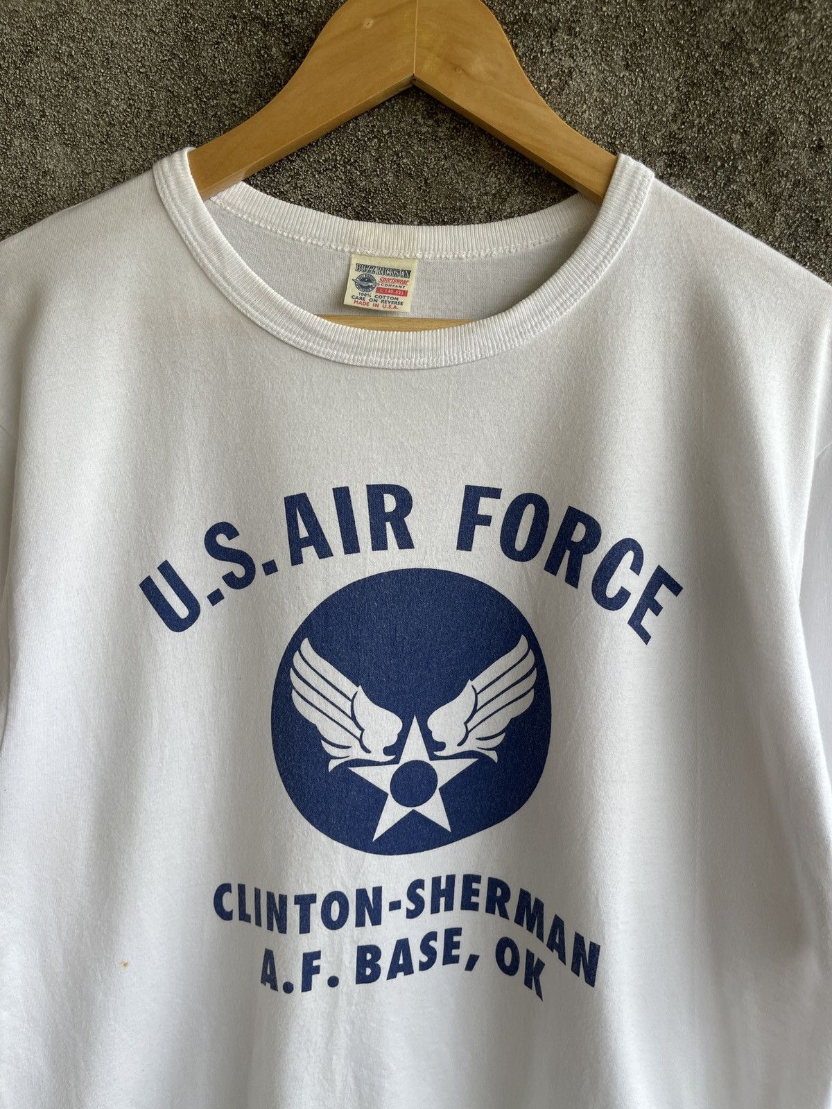 Buzz Rickson's Vintage 80s🔥BUZZ RICKSON🔥USA AIR FORCE Long Sleeve Tshirt Size US L / EU 52-54 / 3 - 2 Thumbnail