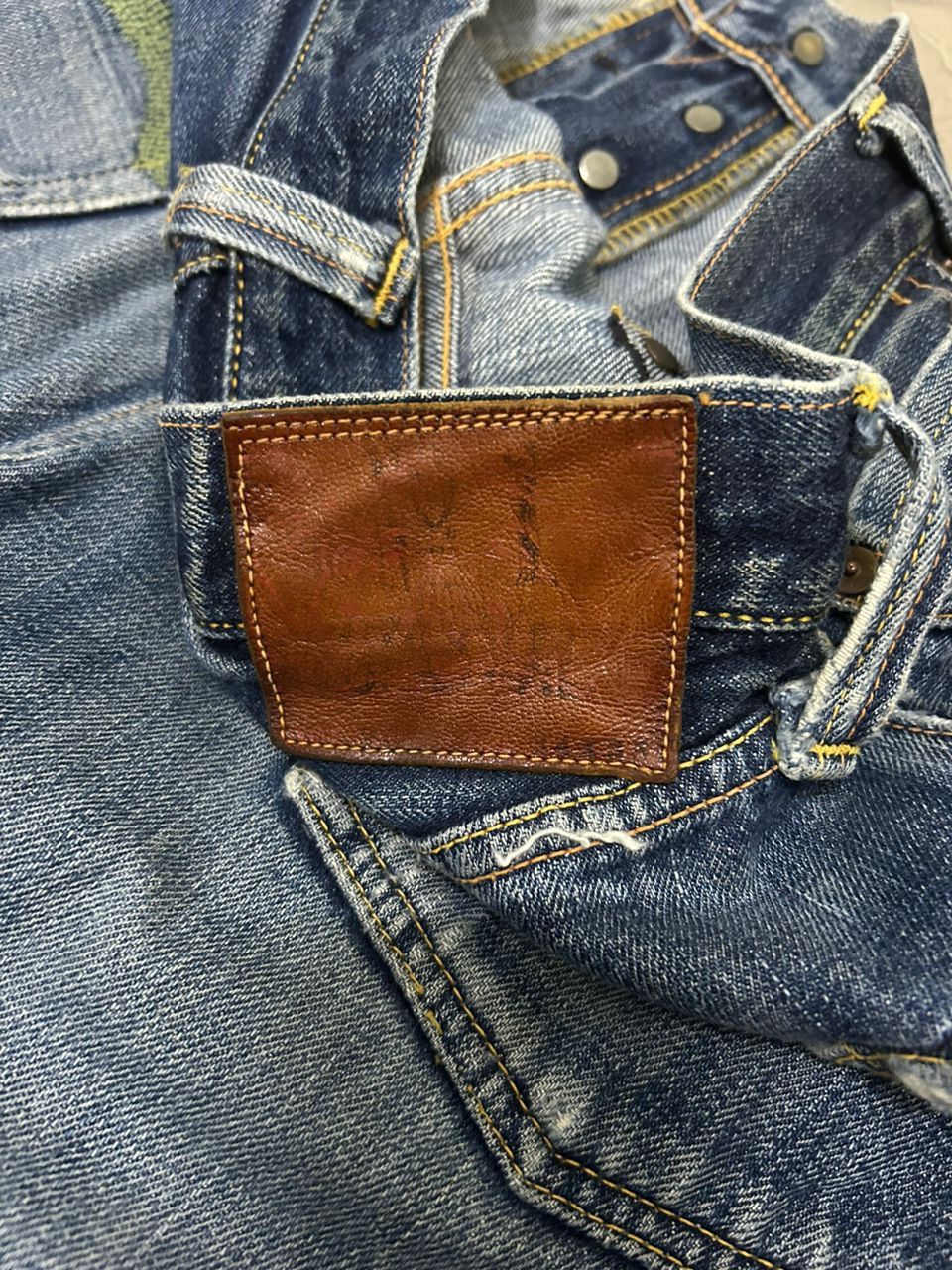 Vtg Evisu Yamane No 1 Special Distressed