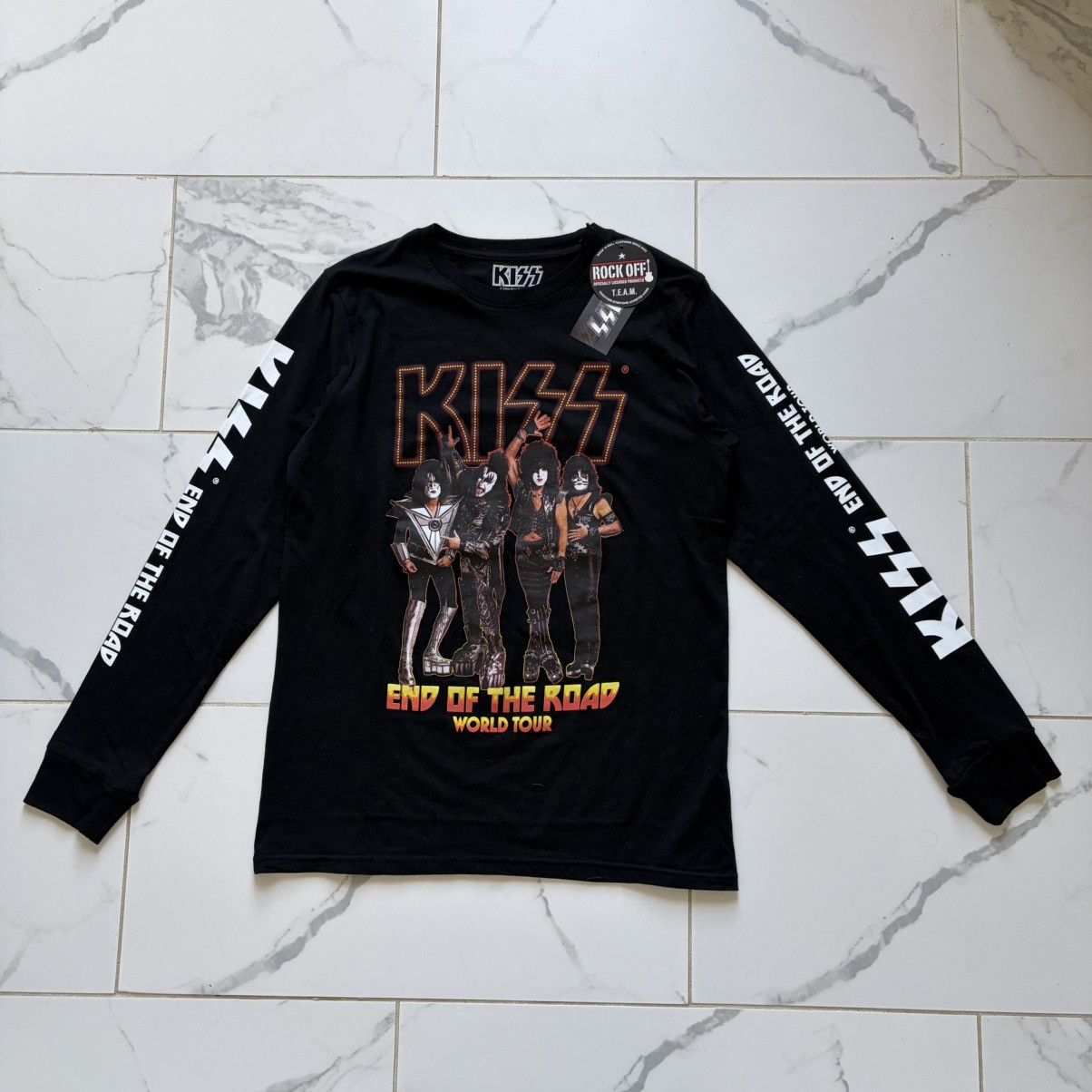 KISS NWT KISS End of the Road World Tour Long Sleeve T Shirt Tee Size US M / EU 48-50 / 2 - 1 Thumbnail