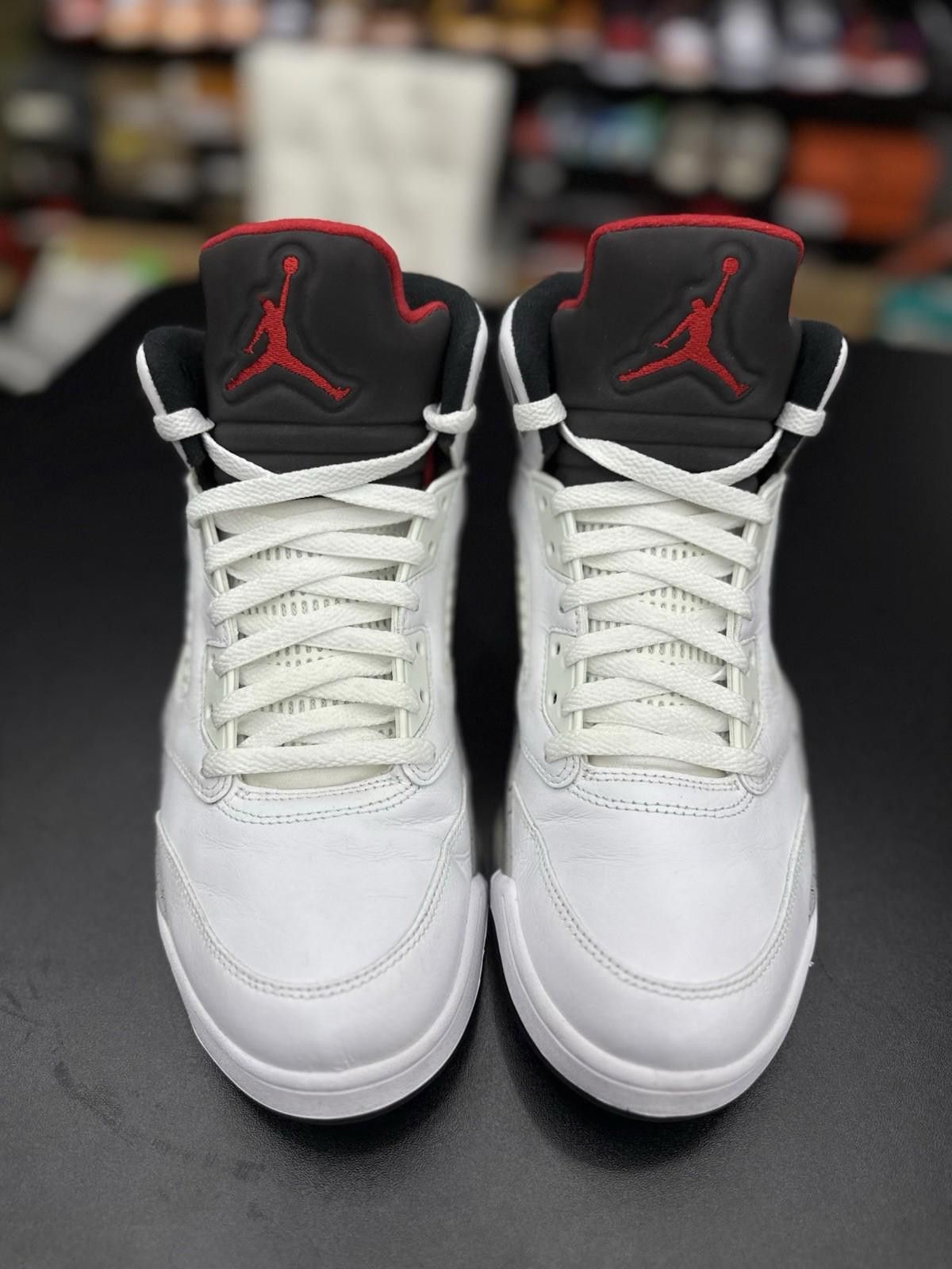 Jordan Brand Size 10.5 - Air Jordan 5 Retro White Cement (136027-104) Size US 10.5 / EU 43-44 - 5 Thumbnail