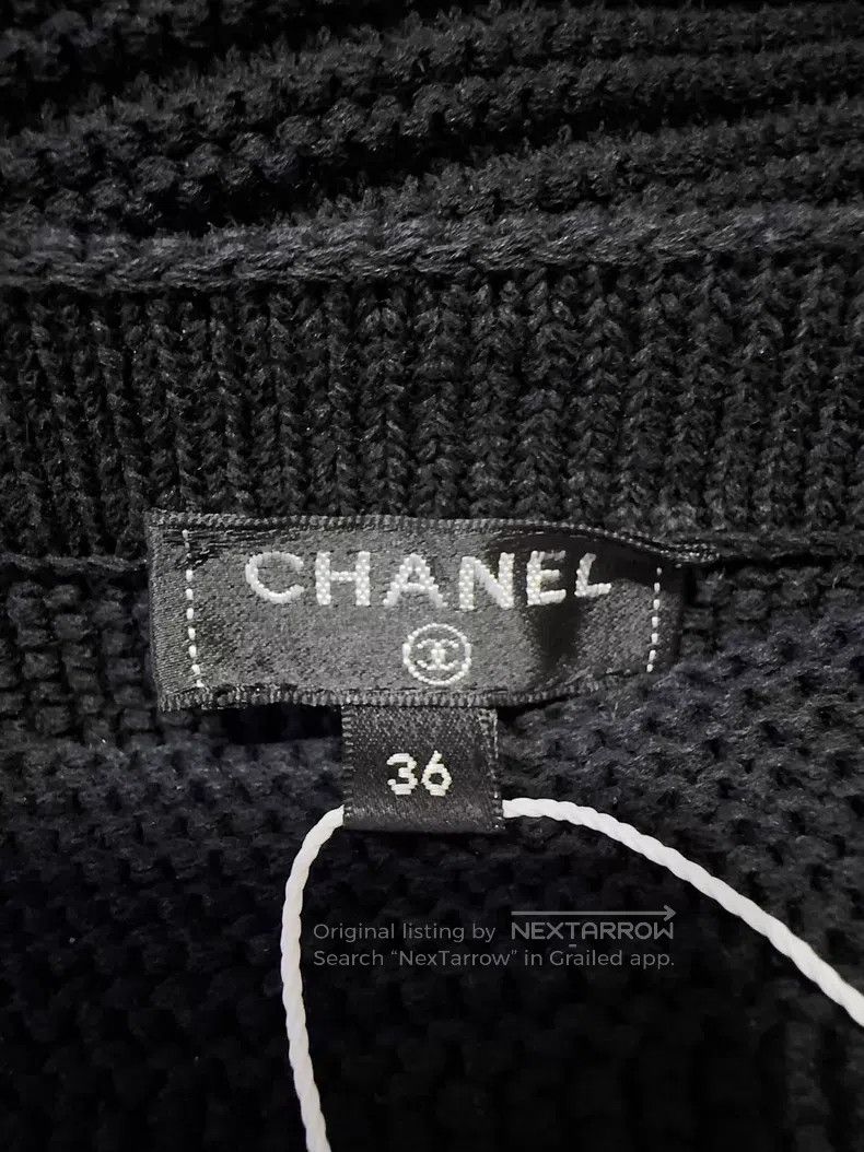 Chanel Chanel 20P embossed logo sweater Size XS / US 0-2 / IT 36-38 - 4 Thumbnail