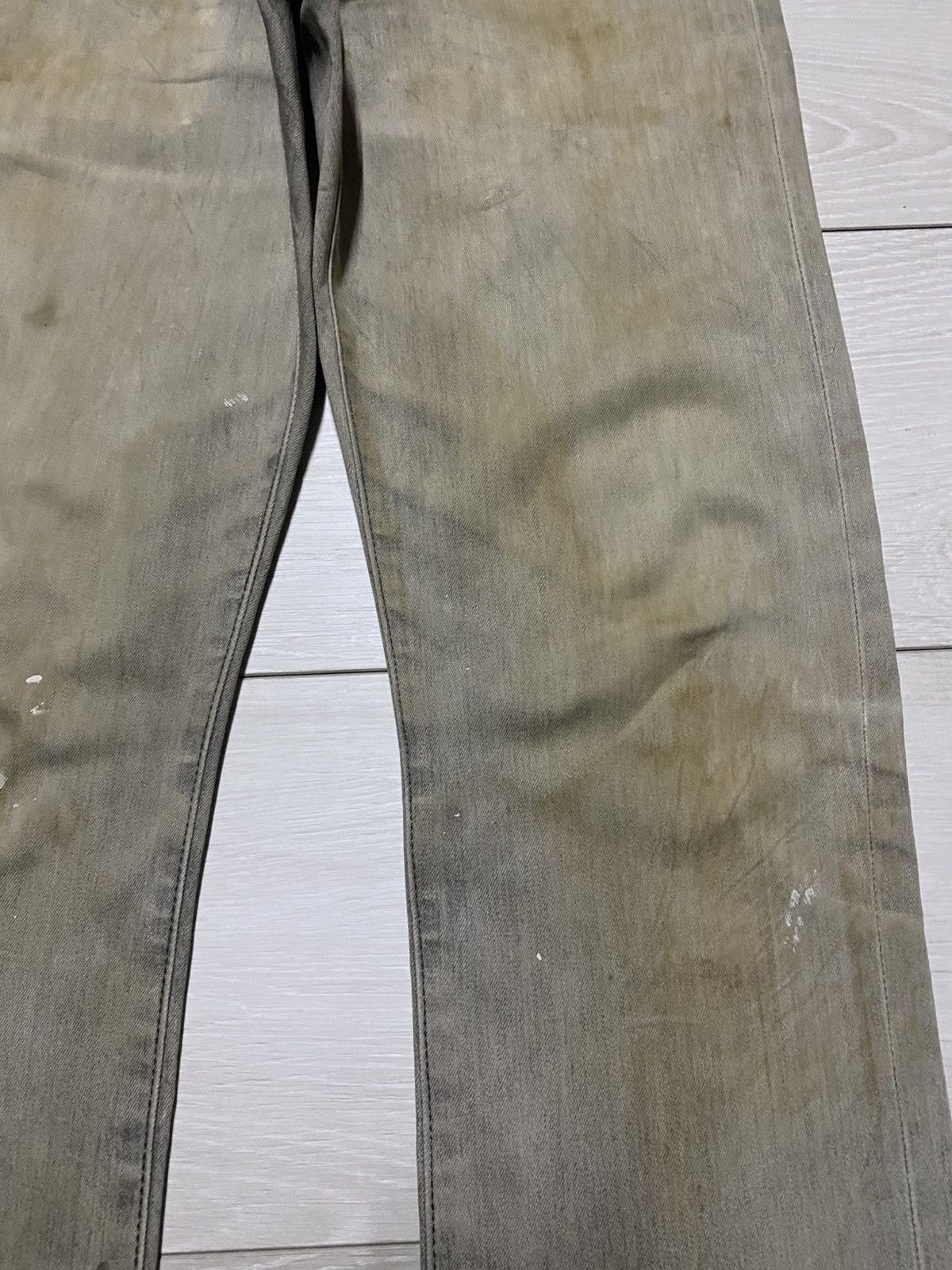 Japanese Brand Vintage Japanese Brand Uniqlo Crazy Mud Mud Wash Jeans Size US 31 - 9 Thumbnail