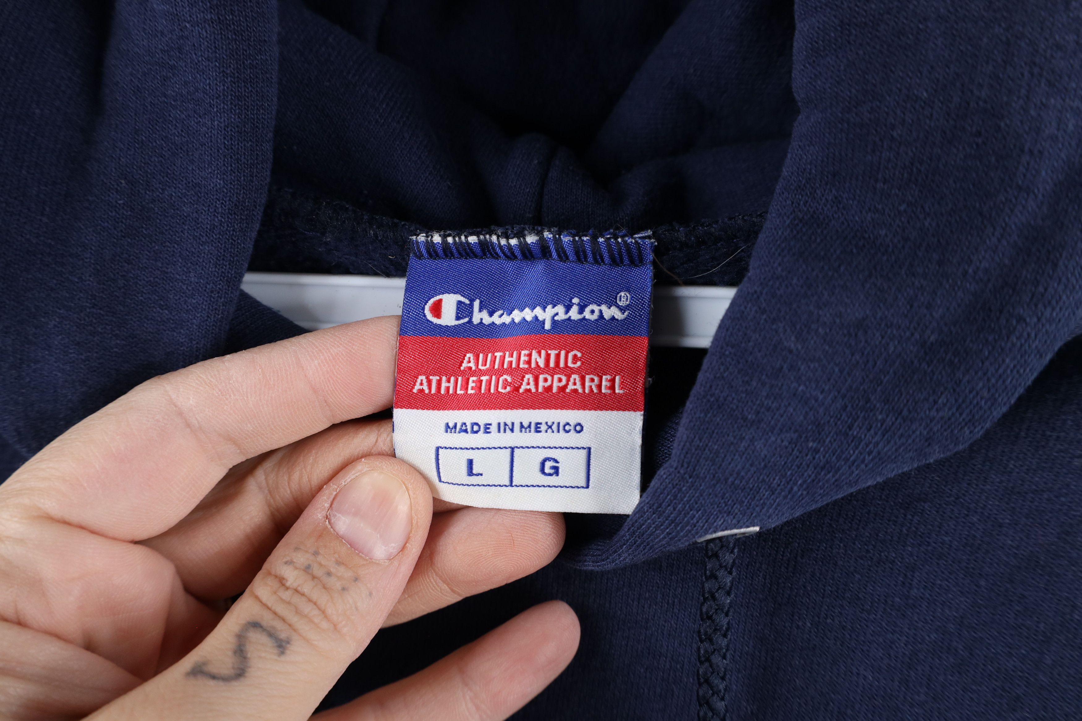 Champion × Vintage Vintage 90s Champion University of Michigan Football Hoodie Size US L / EU 52-54 / 3 - 9 Thumbnail