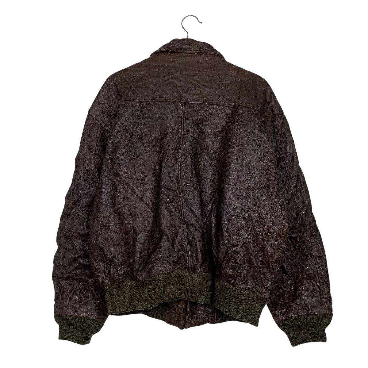 Japanese Brand Japanese Brand Rage Military Leather Jacket Size US L / EU 52-54 / 3 - 7 Thumbnail