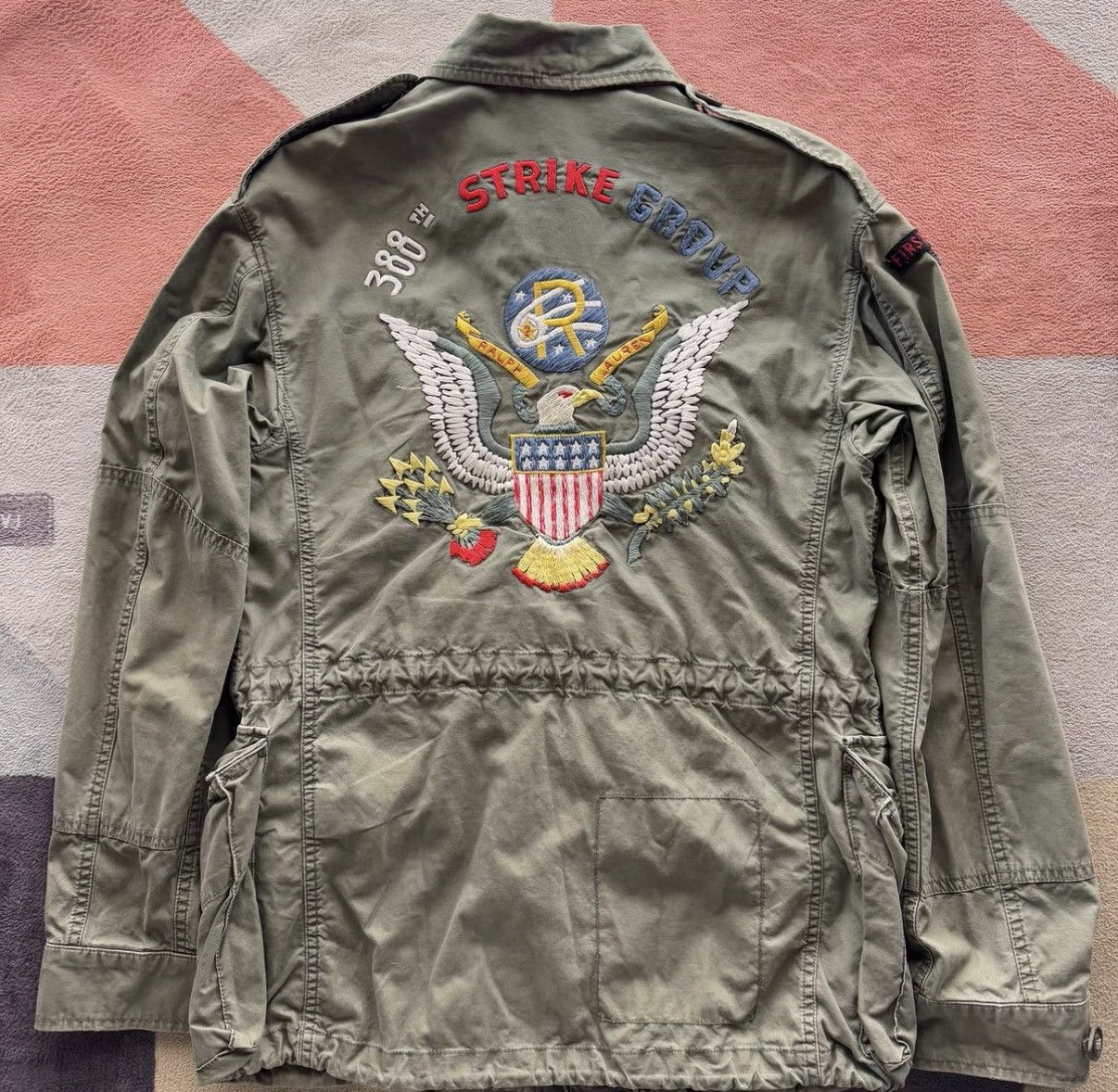 Polo Ralph Lauren Ralph Lauren Polo Embroidered M43 Military Jacket K22 Size US S / EU 44-46 / 1 - 1 Thumbnail