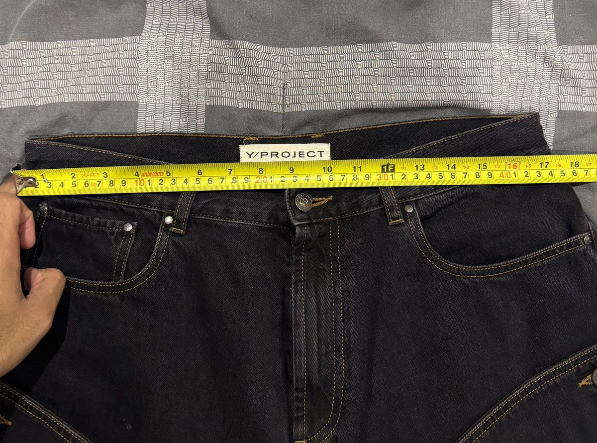 Y/Project Y/Project Black Button Panel Jeans Size US 33 - 6 Thumbnail