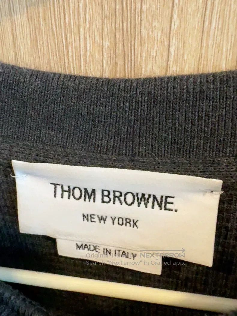 Thom Browne Thom Browne Waffle hoodie Size US L / EU 52-54 / 3 - 3 Thumbnail