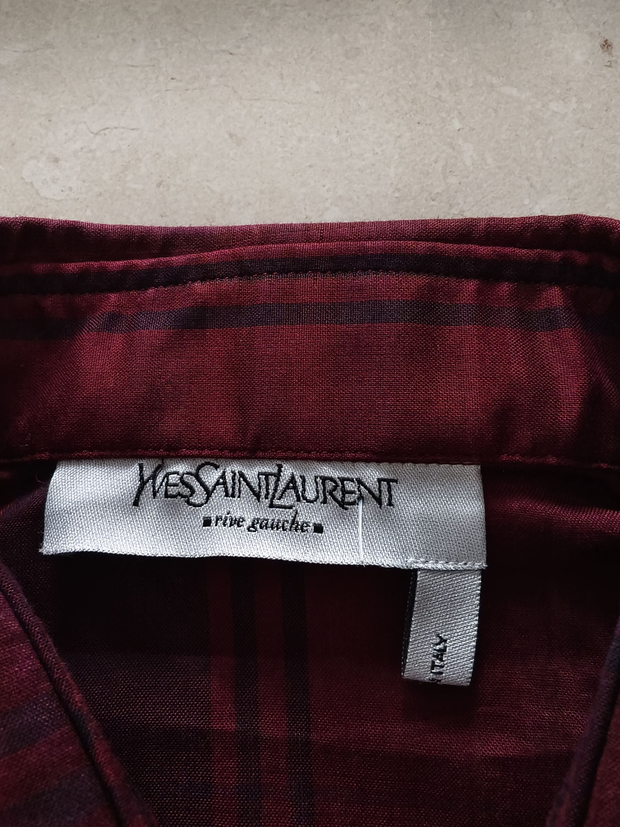 Yves Saint Laurent 🔥STEALS🔥Very Rare Yves saint Laurent Tartan Plaid Shirt Size US S / EU 44-46 / 1 - 4 Thumbnail