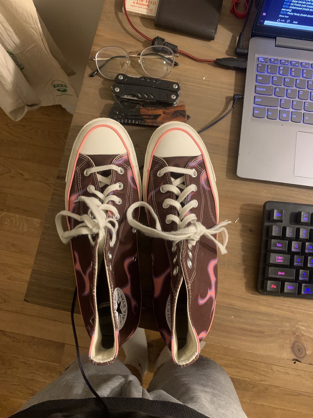 Golf Wang Golf Wang Flame Paprika ConverseXgolf wang Size US 10.5 / EU 43-44 - 4 Thumbnail