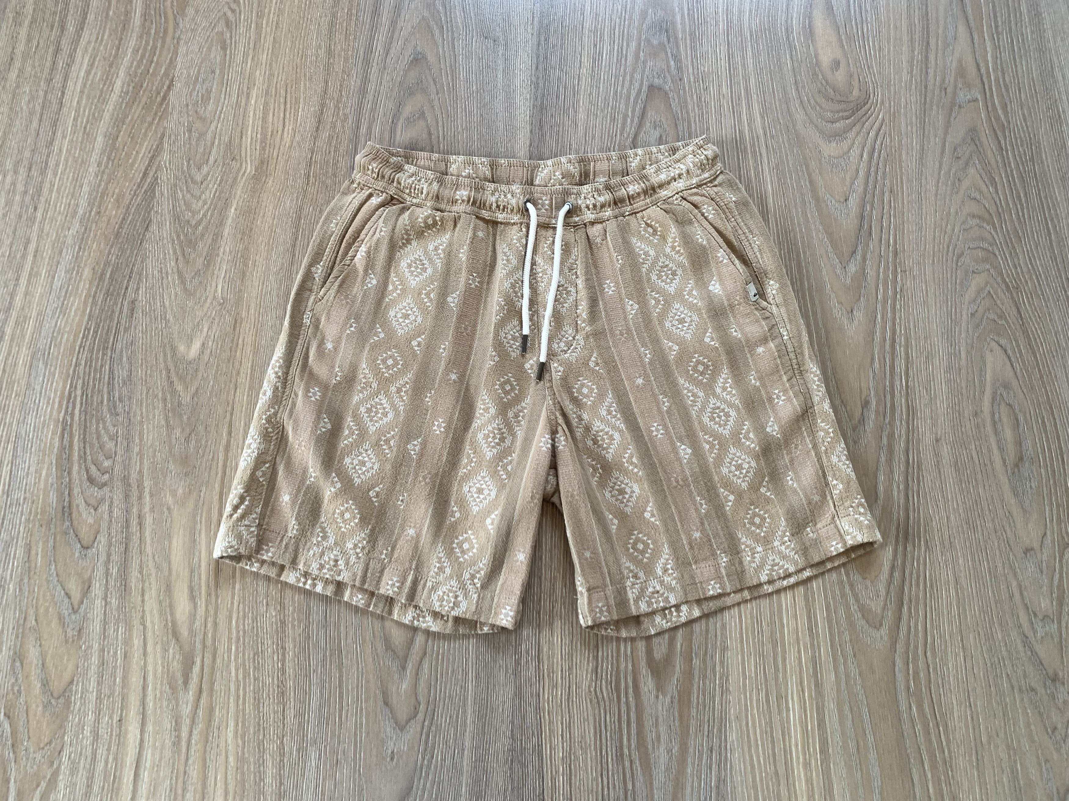 Quicksilver Quicksilver Taxer Jacquard Casual Cotton Shorts Size US 30 / EU 46 - 1 Thumbnail
