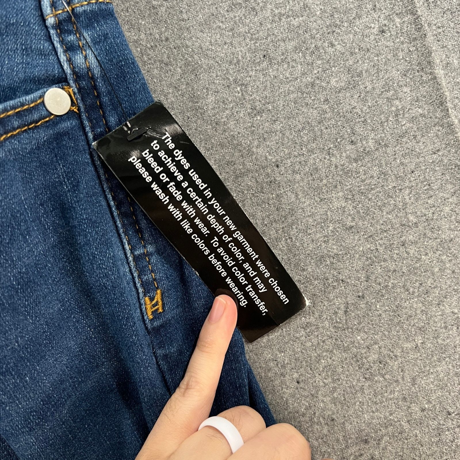 Other Encore by Idina Menzel Regular High Waisted Crop Jeans Size 32" / US 10 / IT 46 - 12 Thumbnail