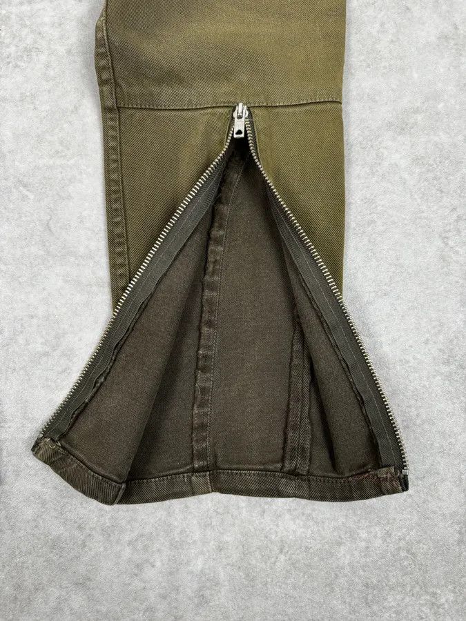 Prada 2000s Prada Khaki Green Zip Slim Pants Size US 28 / EU 44 - 9 Thumbnail