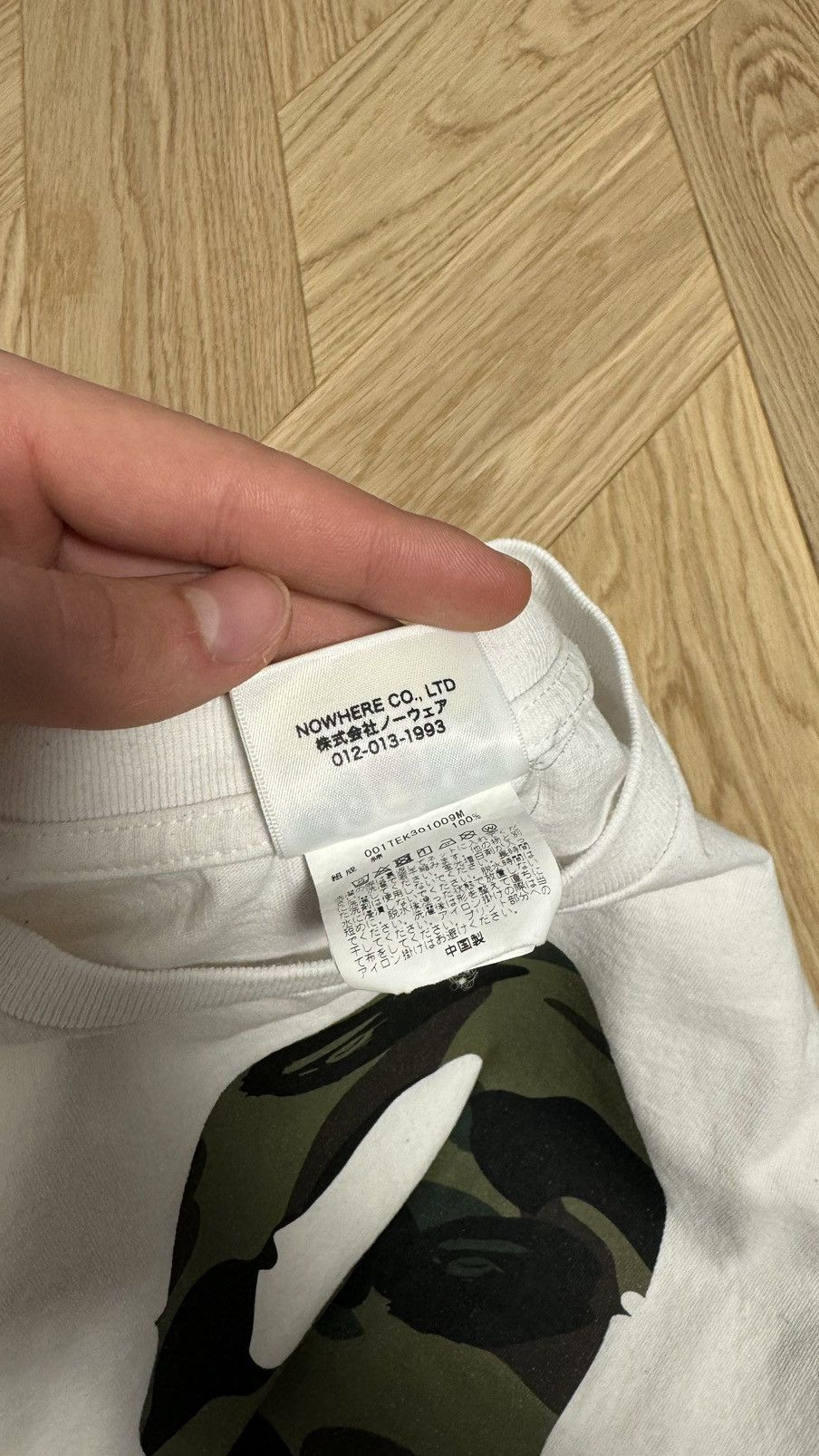 Bape A Bathing Ape tee (Bape) Size US L / EU 52-54 / 3 - 7 Thumbnail